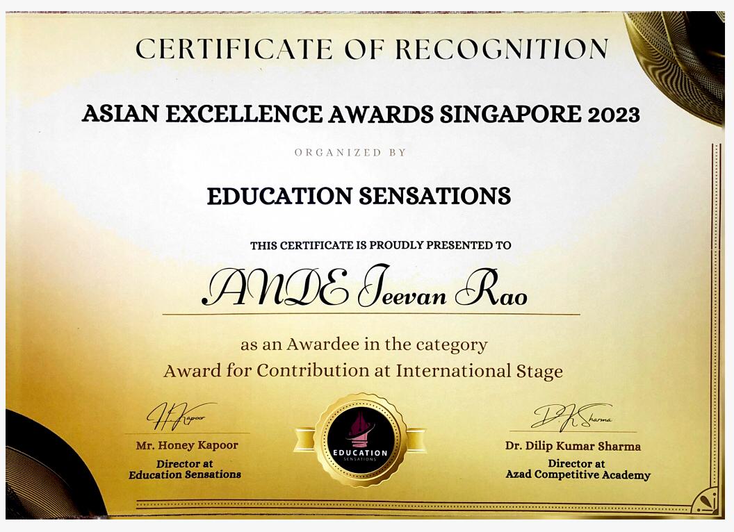 Asian Excellence Awards - Singapore