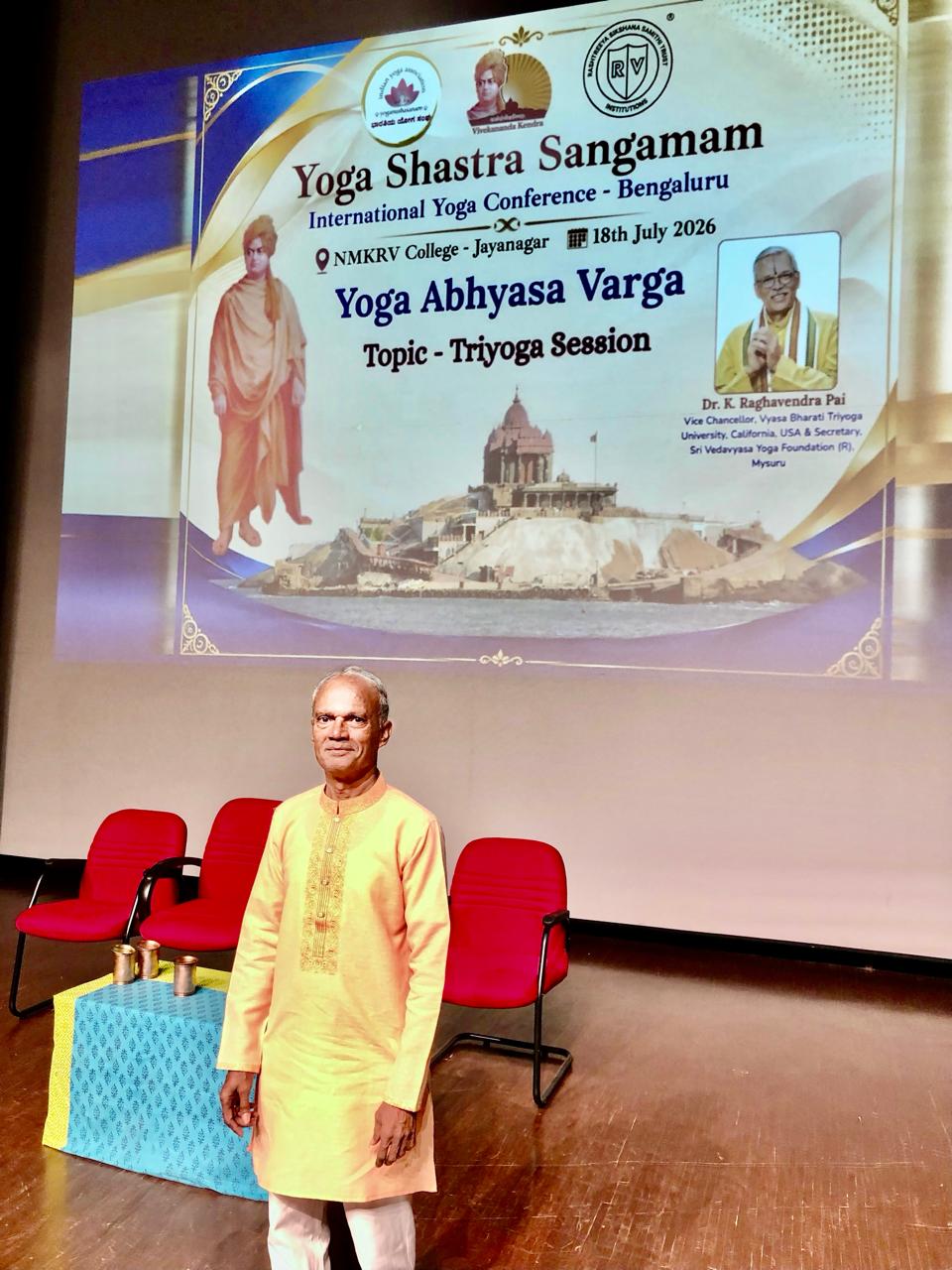 International Yoga Conference - Yoga Shastra Sangamam, Bengaluru, Karnataka state.