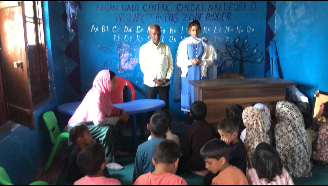  My associate Dr. Rafia Hassan explaining the Procedure of Super Brain Yoga in Kashmiri Language.