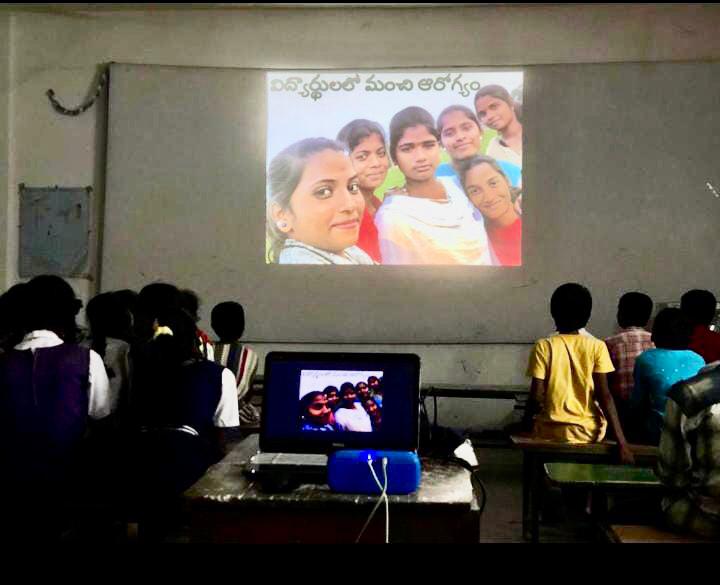 Power Point Presentation on Super Brain Yoga at Zilla Parishad High School, Mopal, Nizamabad Dt.  The program is sponsored by Lions Clubs of International-Lions Club of Nizamabad-SAHARA, Dist: 320- D, Region-V. on 01-10-2021.