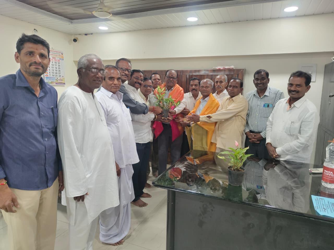 Felicitation at Patanjali Suukshma Yoga Dhyana Kendra, Bodhan, Nizamabad Dist. 