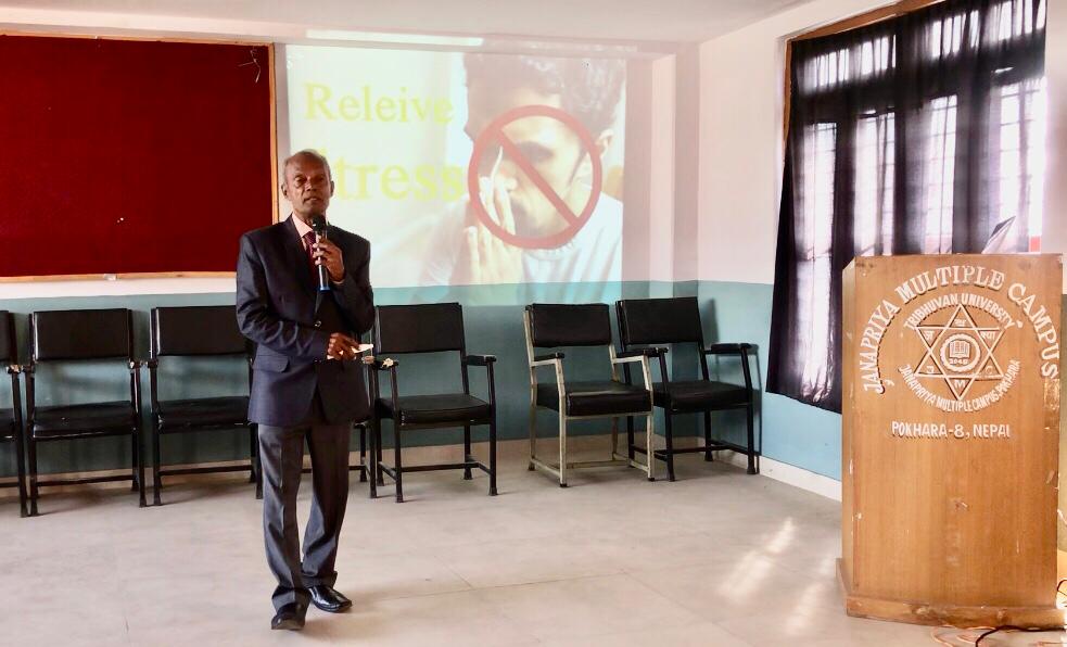 Power Point Presentation on Super Brain Yoga - Workshop on Super Brain Yoga at Jana Priya College Multiple Campus, Jana Priya Marg, POKHARA-8, Nepal Country.