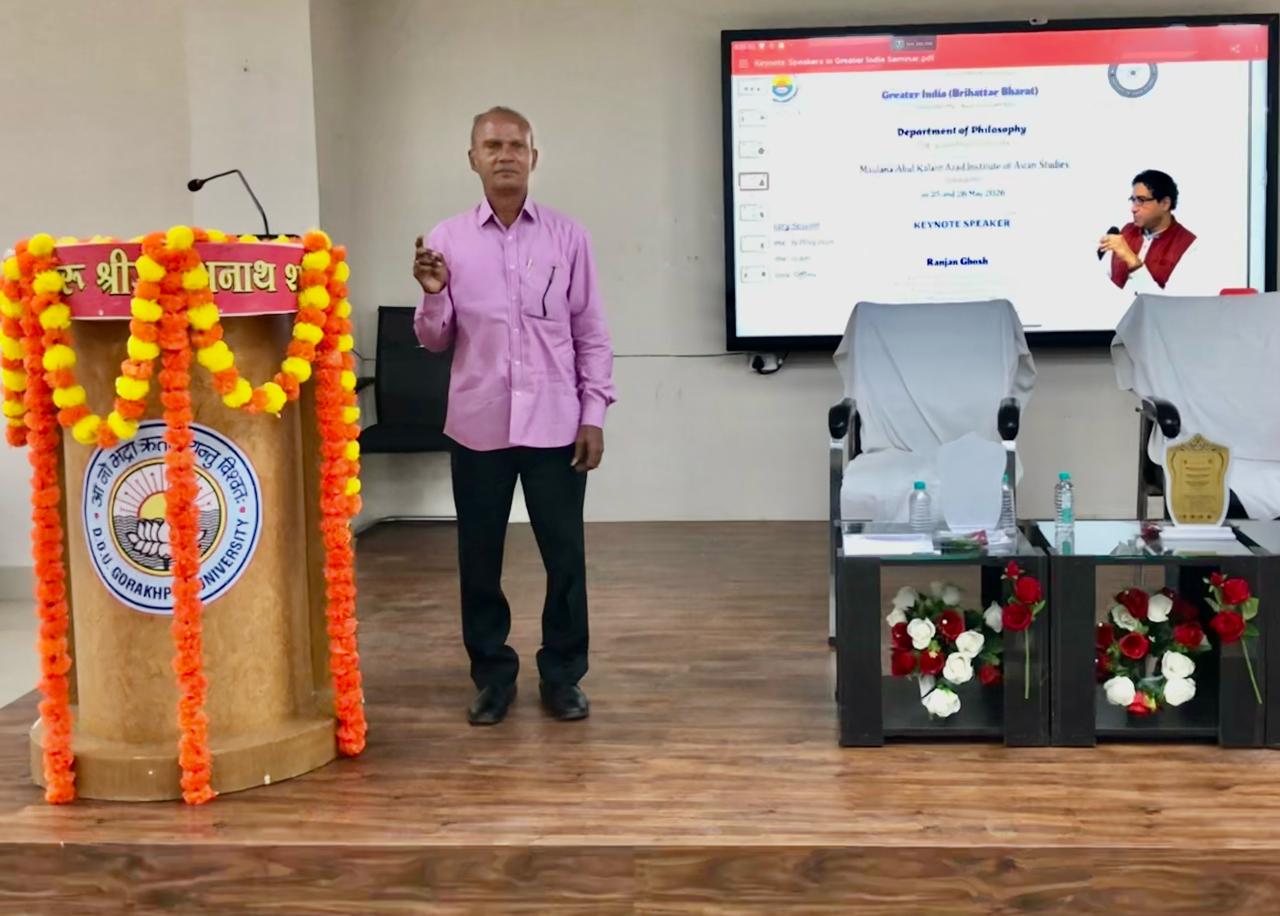 Paper Presentation on "Thoppu Karanam (sit-ups) - A Yogic Practice for Superior Intellect & Well-being" , at National Seminar on Brihattar Bharat organized by DDU Gorakhpur University.