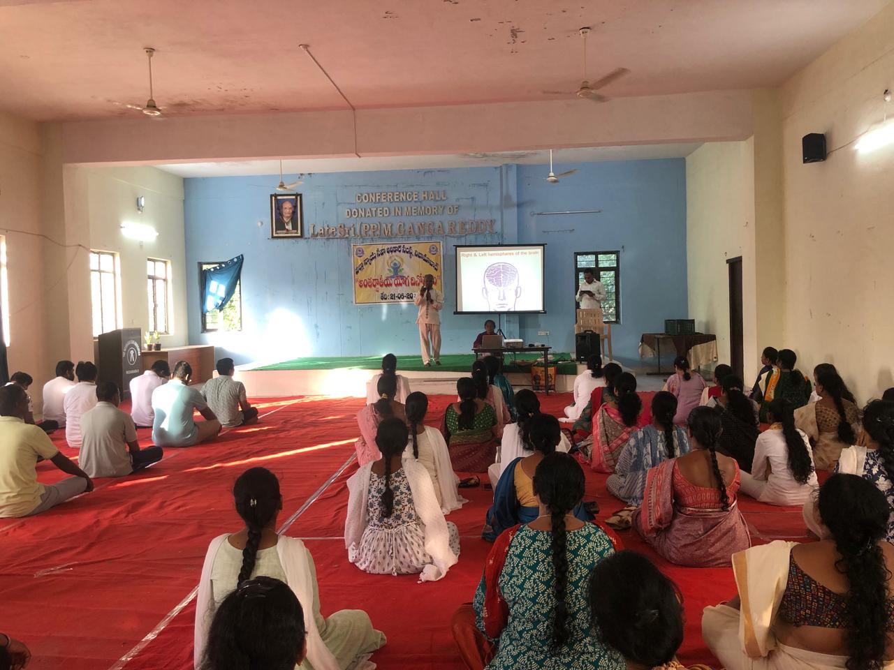 Super Brain Yoga at Dist. Court Comples, Nizamabad.