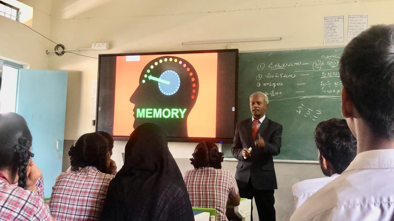 Super Brain Yoga at ZPHS, Qutbullapur, Medchal-Malkajgiri Dist.