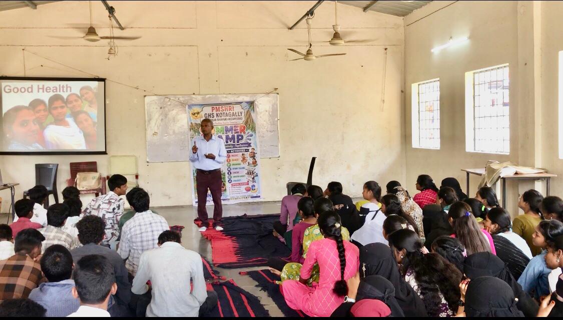 Workshop on Super Brain Yoga to SSC Supplementary Students  at  PM Sri Govt. High School, Kota Gally (Shankar Bhavan), Nizamabad on 16-05-2026.  